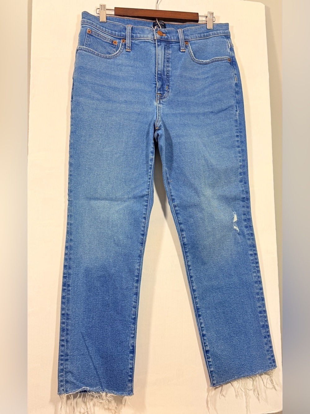 J. Crew Essential Light Blue Straight-Leg Women's Jeans
